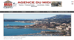 Desktop Screenshot of agencedumidi.com